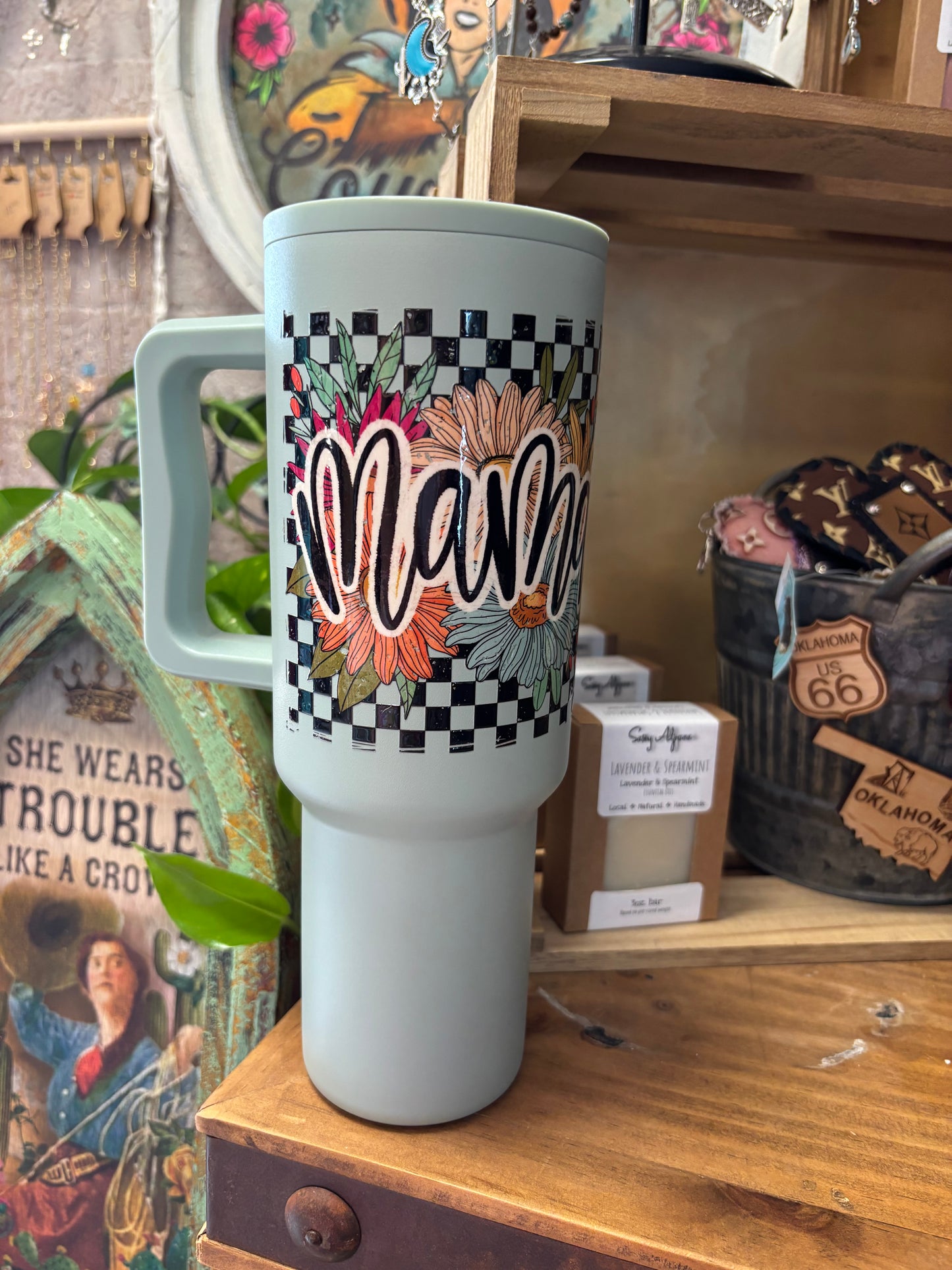 Mama black checker