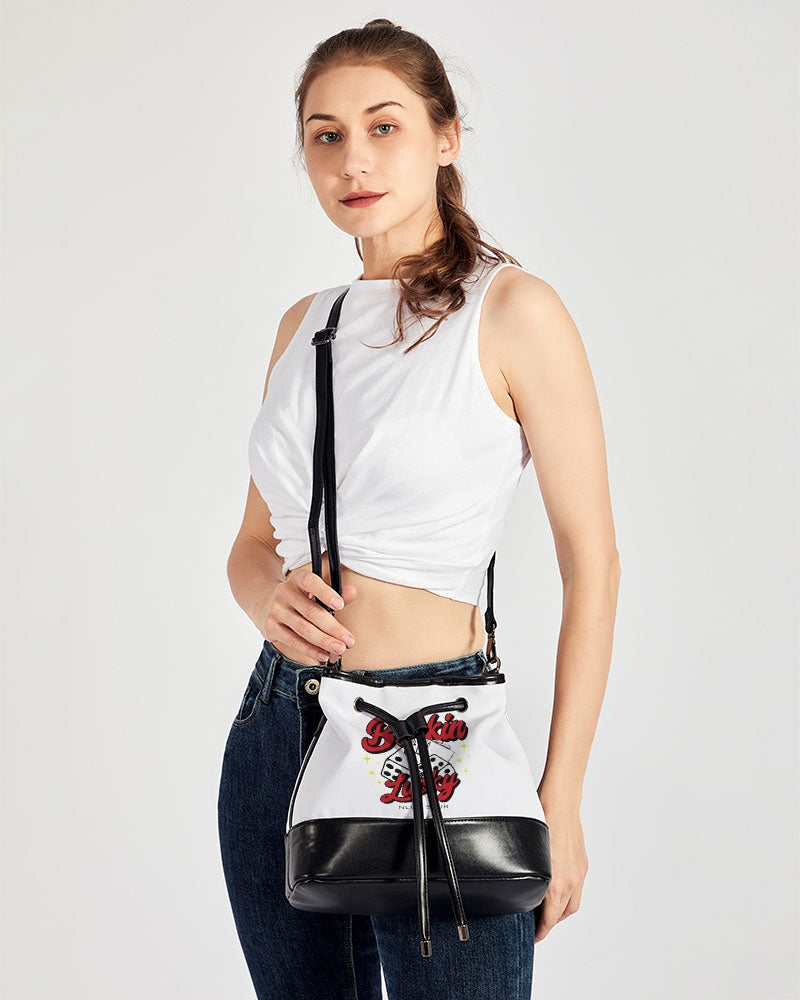 Buckin Lucky Drawstring Bucket Bag