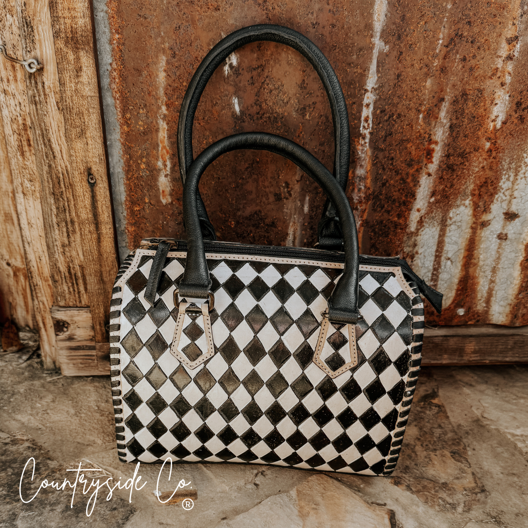 Bailey Checkered Speedy Bag
