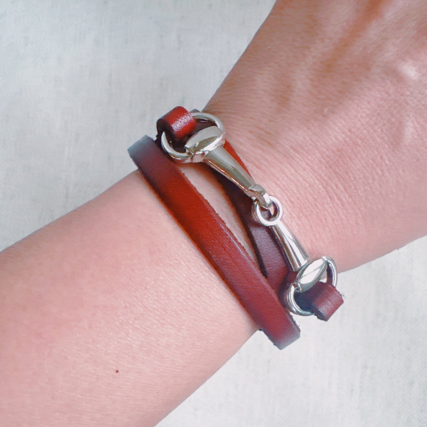 Equestrian Elegance Double Wrap Bracelet