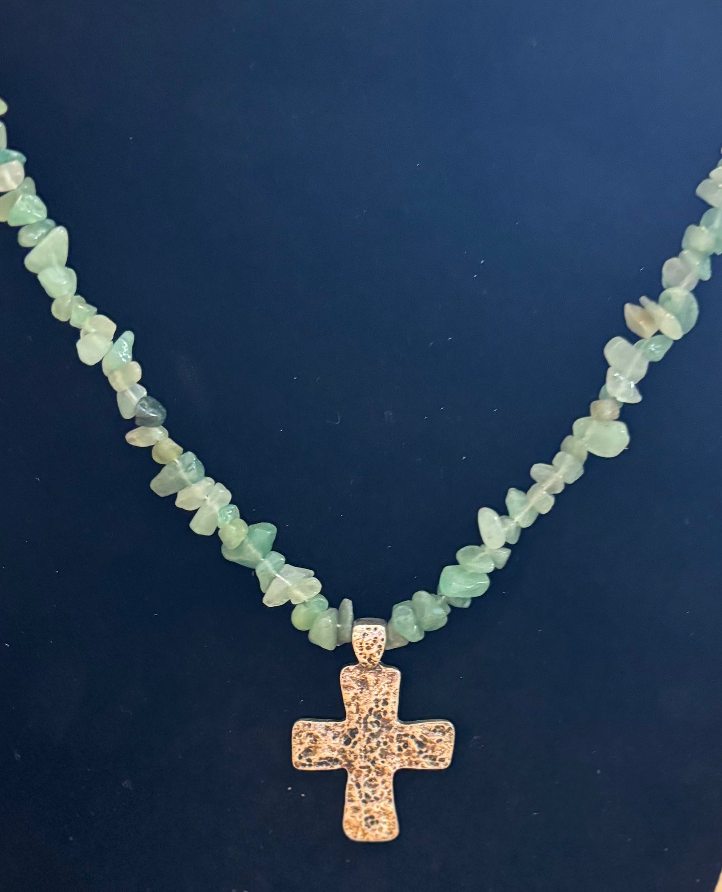 Jade green cross