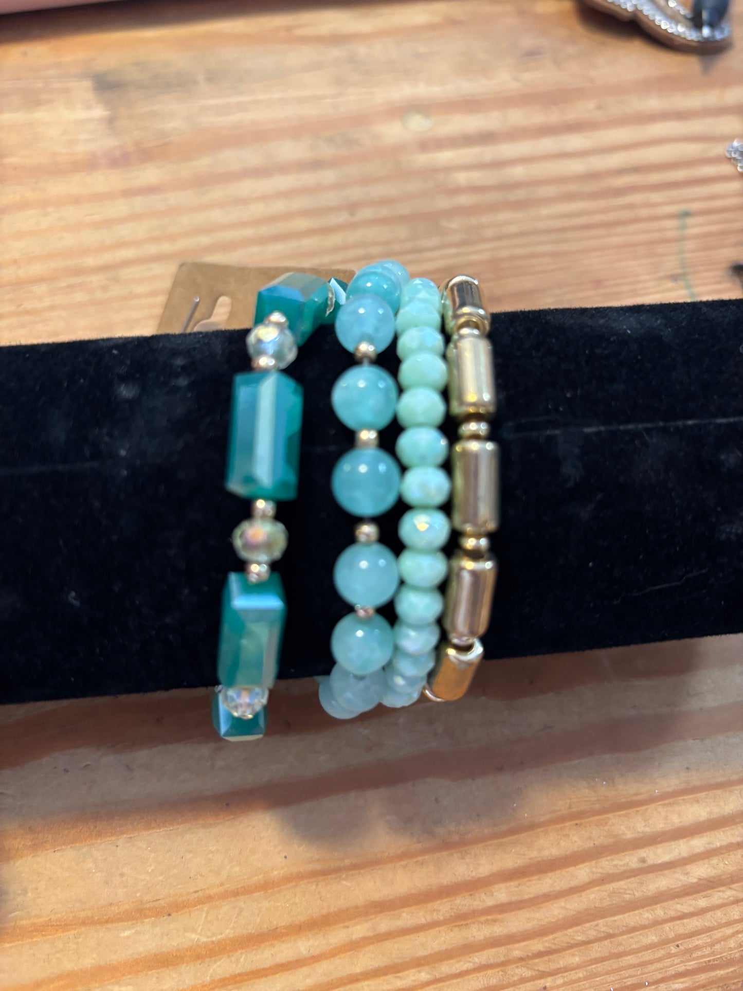 Light green and gold