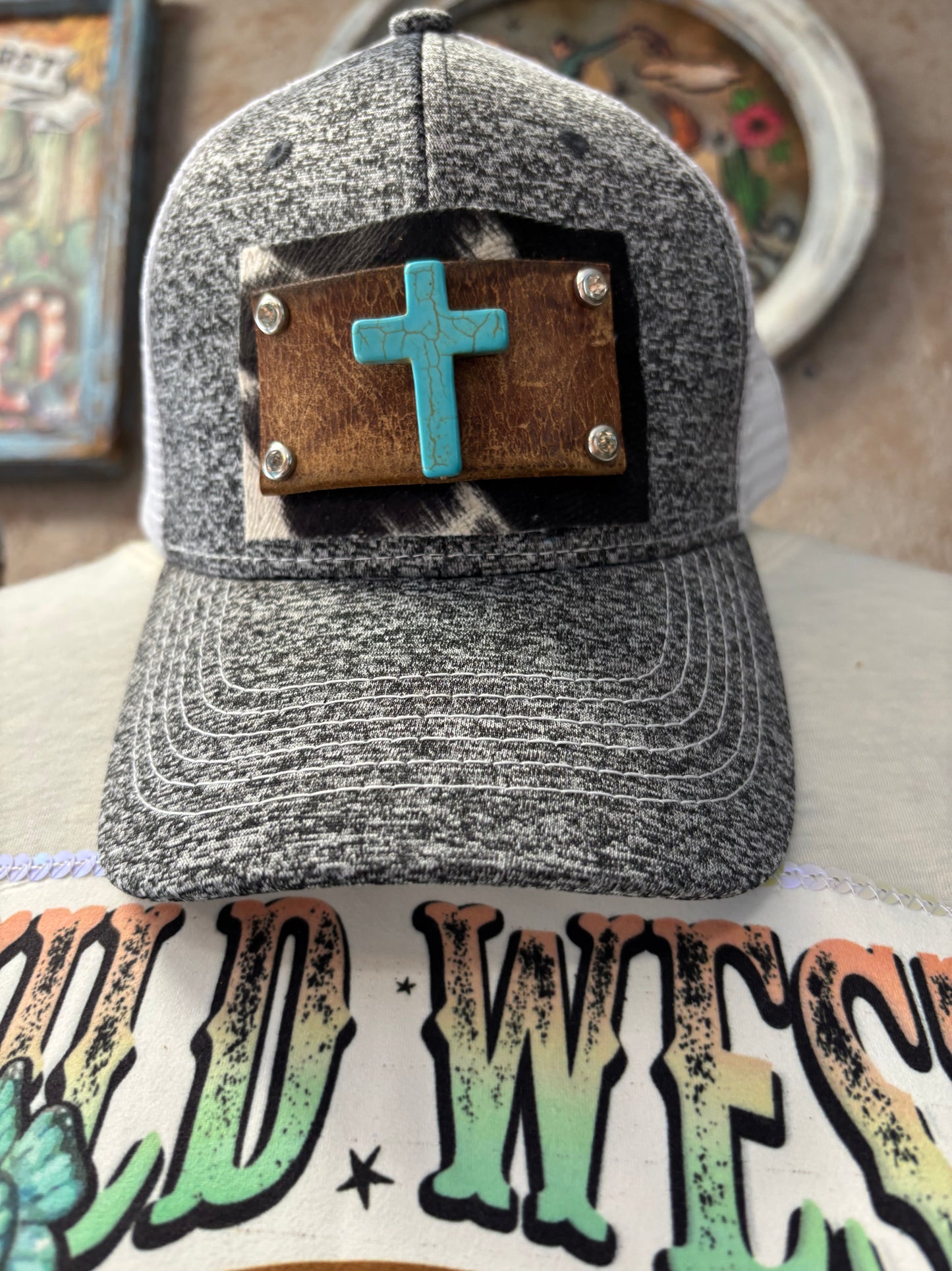 Cross leather cowhide