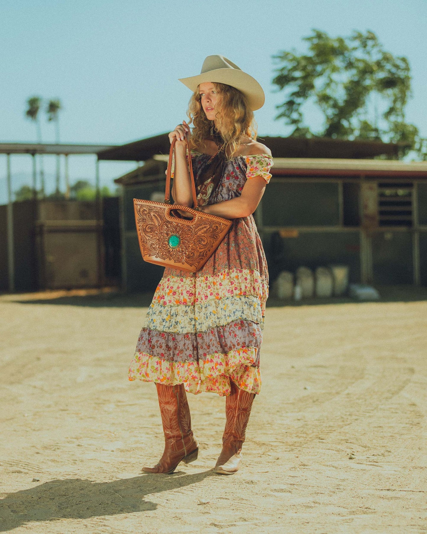 Loyal West Desert Marigold Bucket Bag