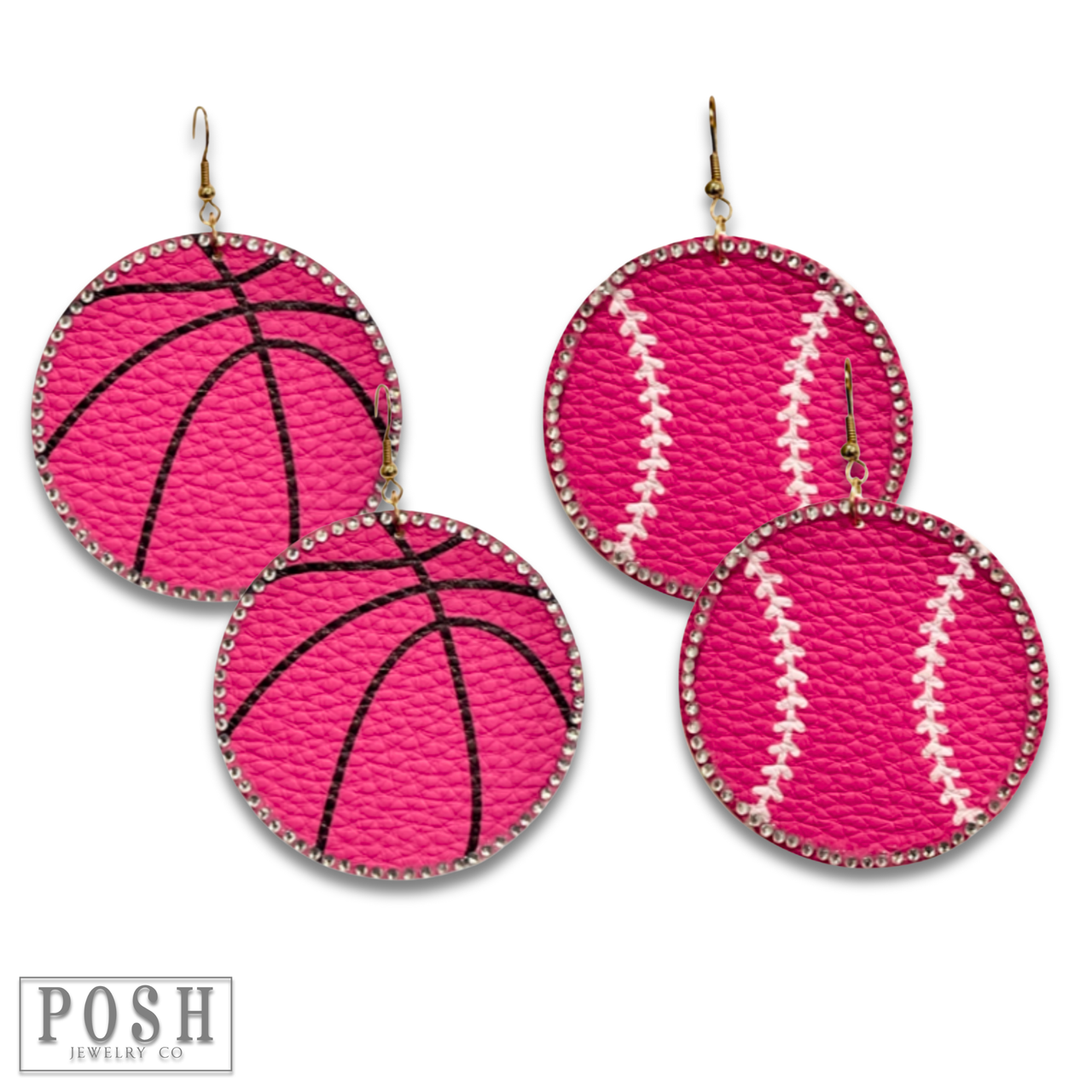 Game-day ball earring