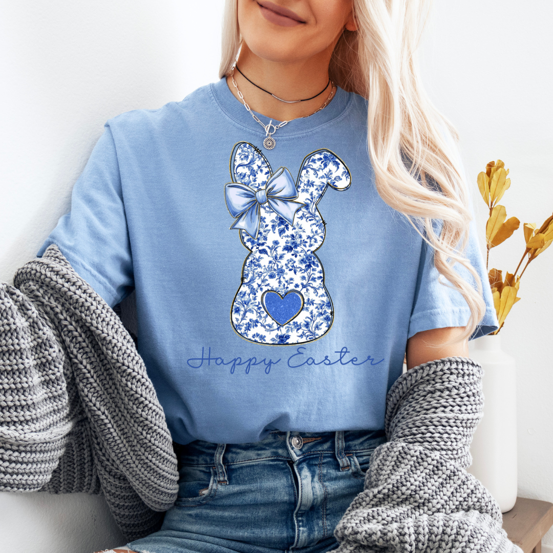 Floral Easter Bunny Shirt