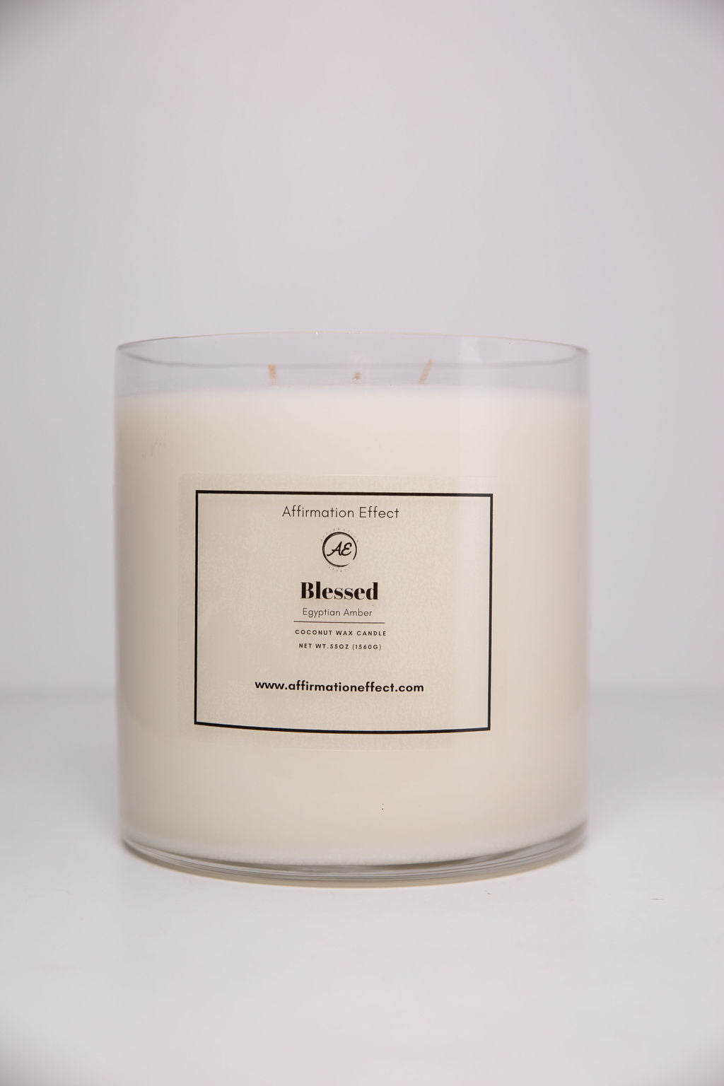 Egyptian Amber "Blessed" Affirmation Candle - 60 oz