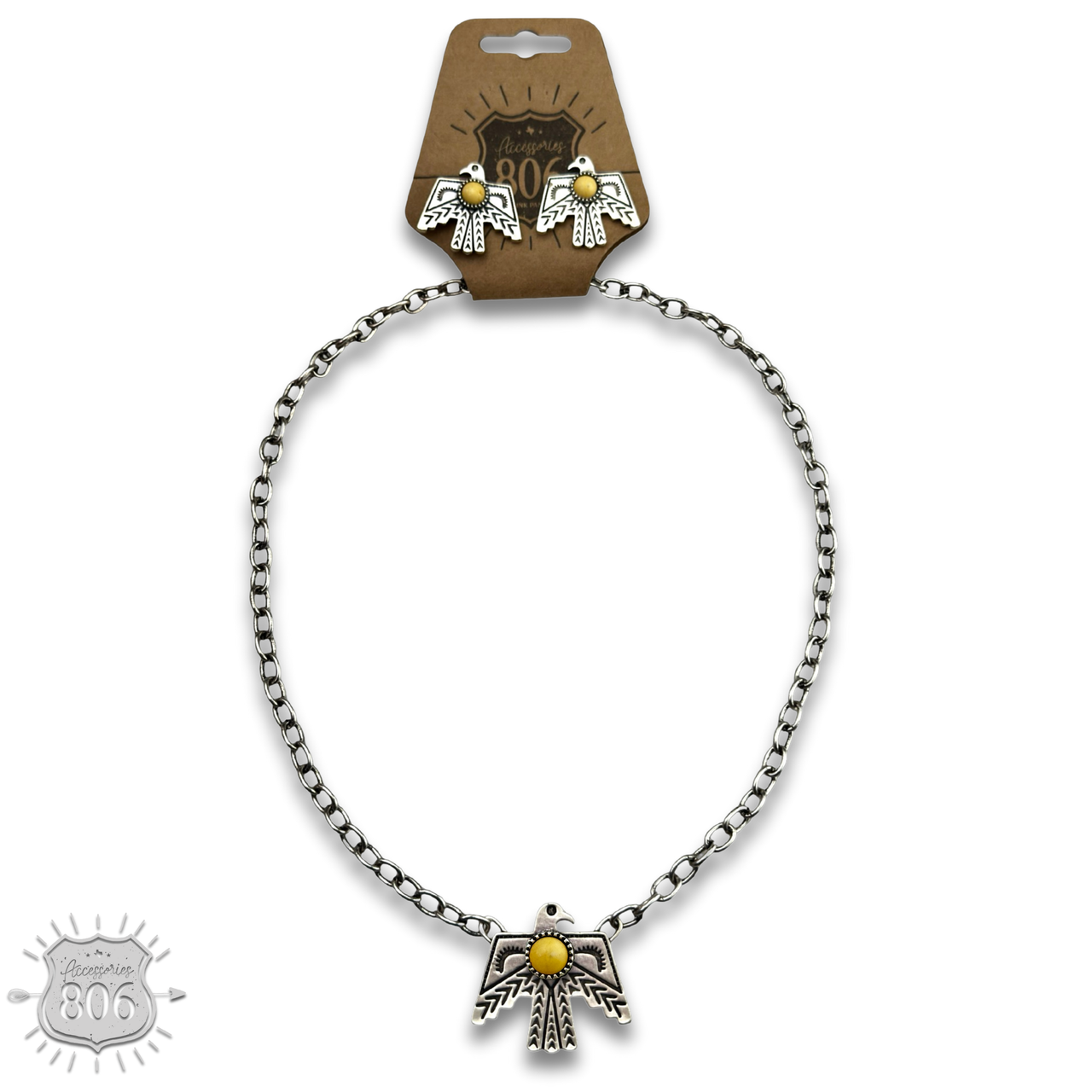 Thunderbird necklace set