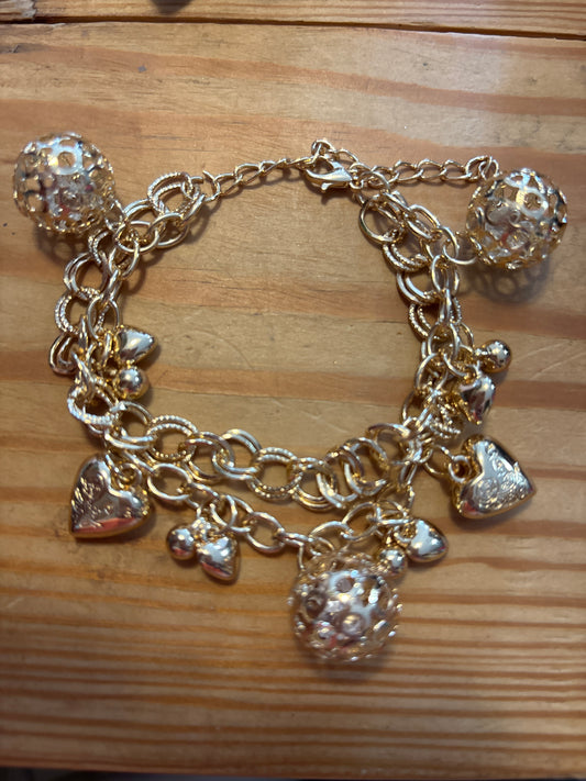 Golden balls and heart