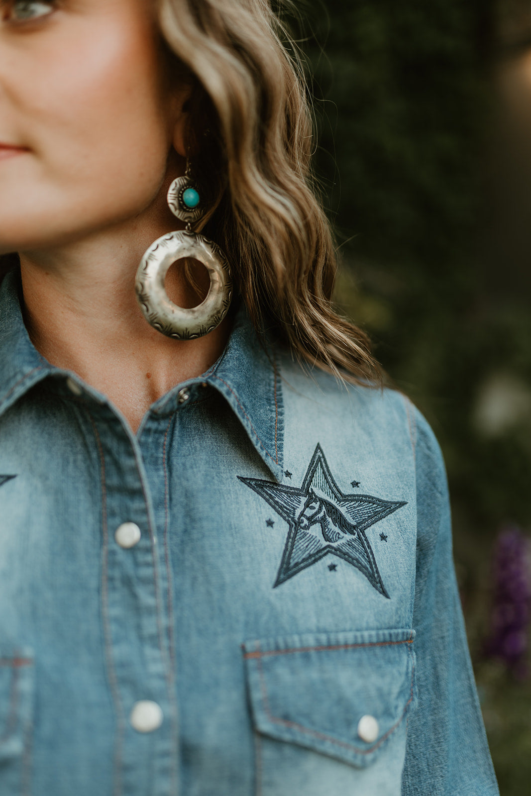 American Mustang Button Up