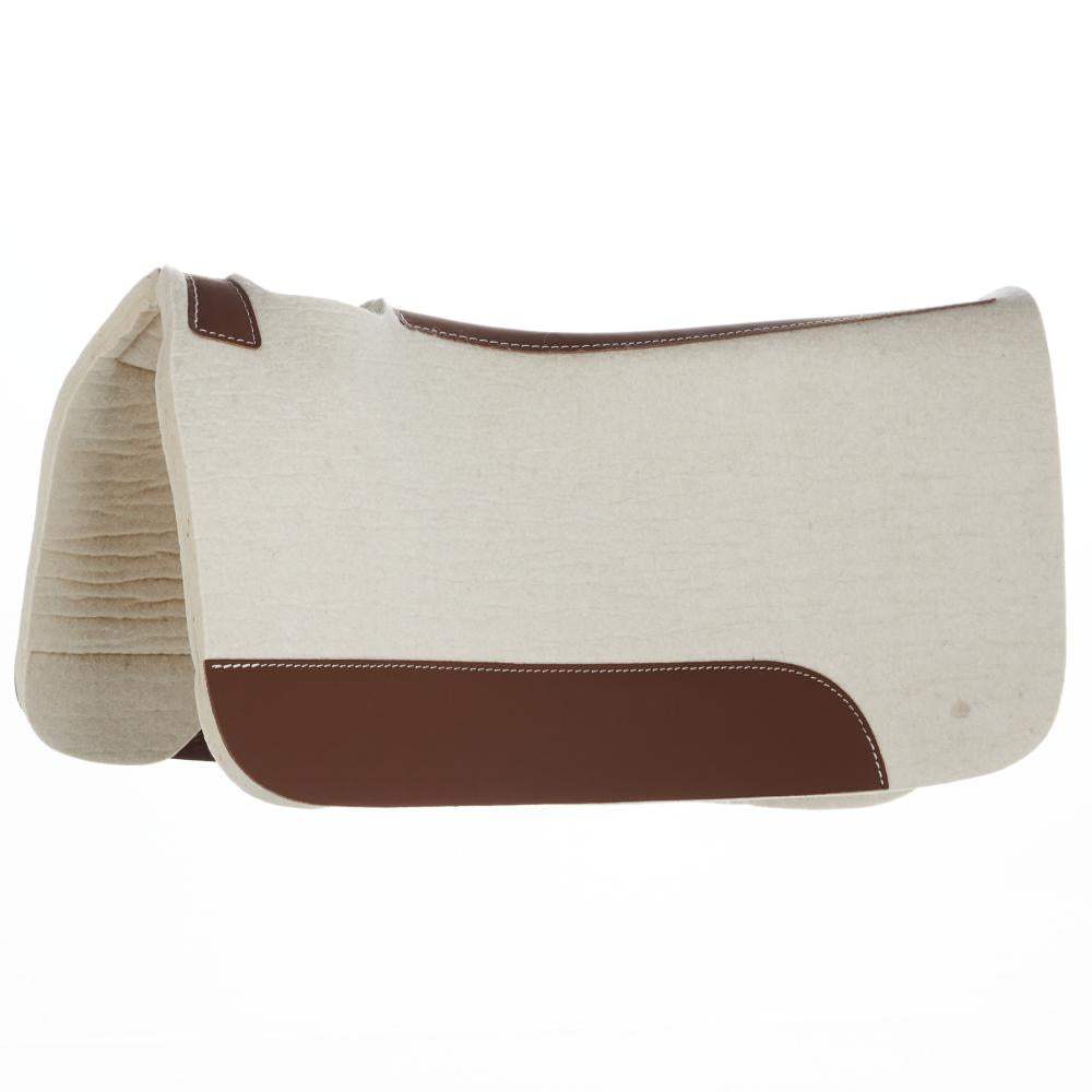 Natural 1in 31x30 Felt Roper Saddle Pad