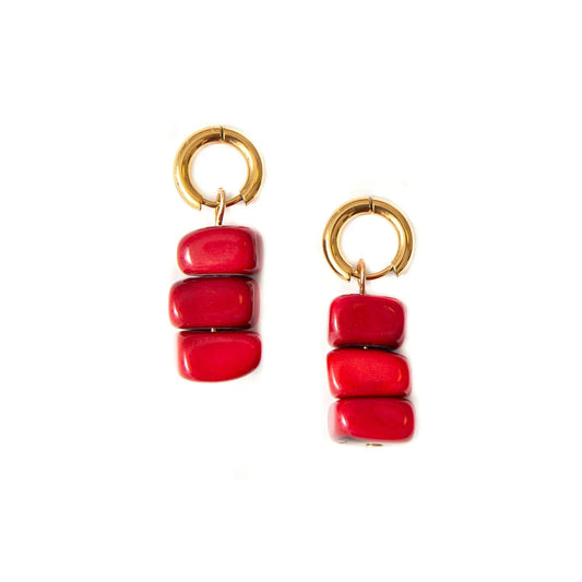 Tagua Maui Earrings