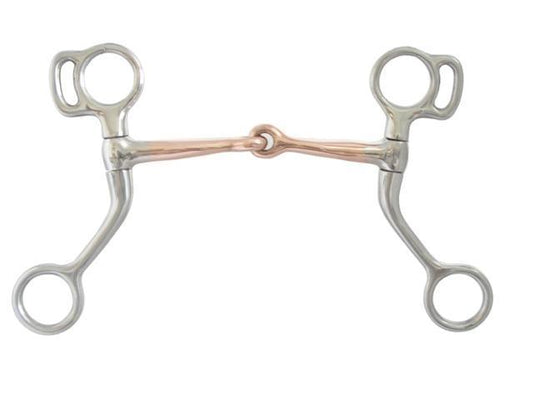 AJ Tack Copper Mouth Tom Thumb Miniature Horse Bit