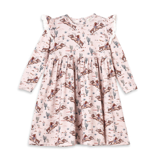 Prairie Princess Girl's Western Cowgirl Bamboo Dress