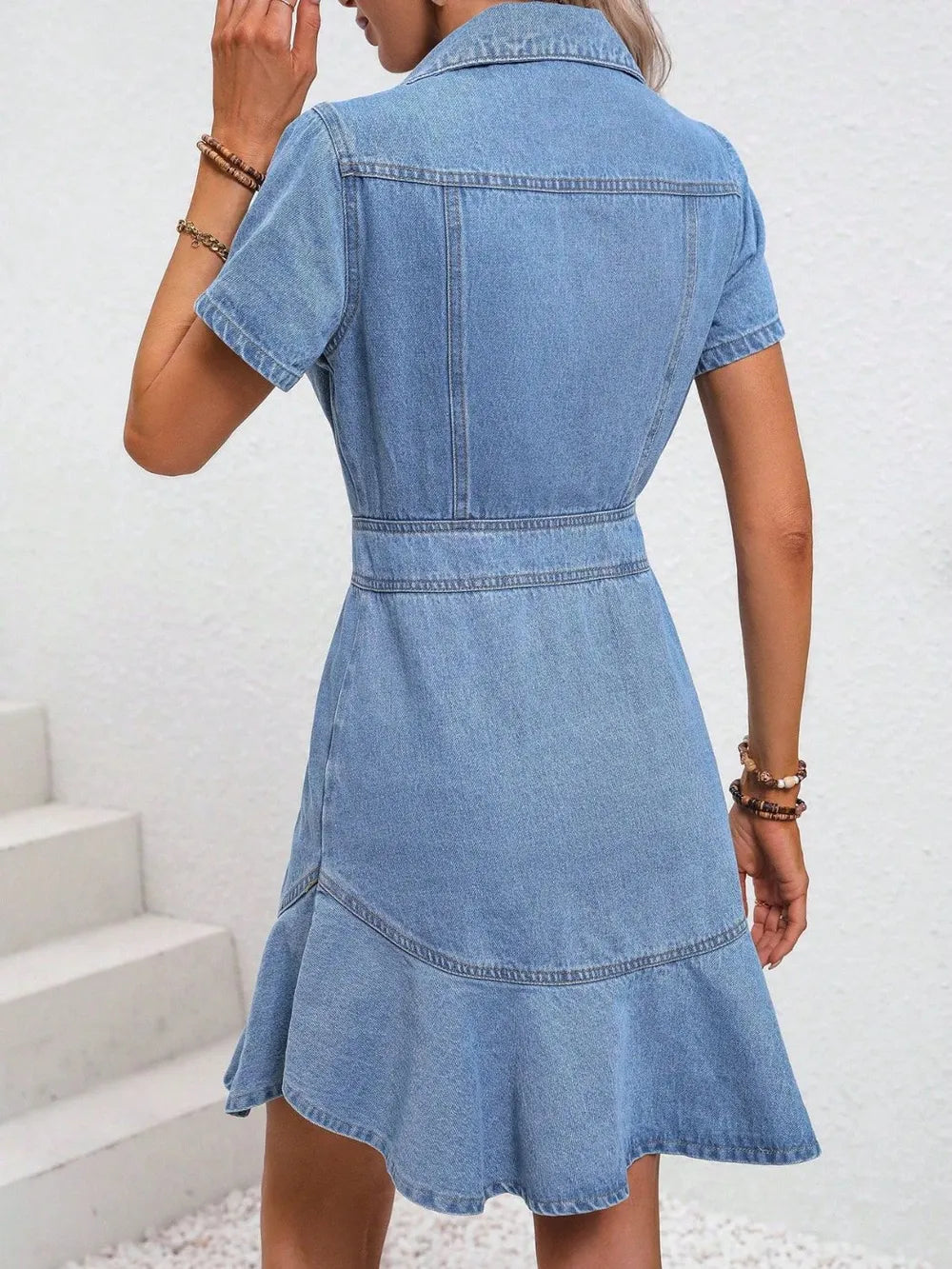 Denim Dream Button-Down Dress