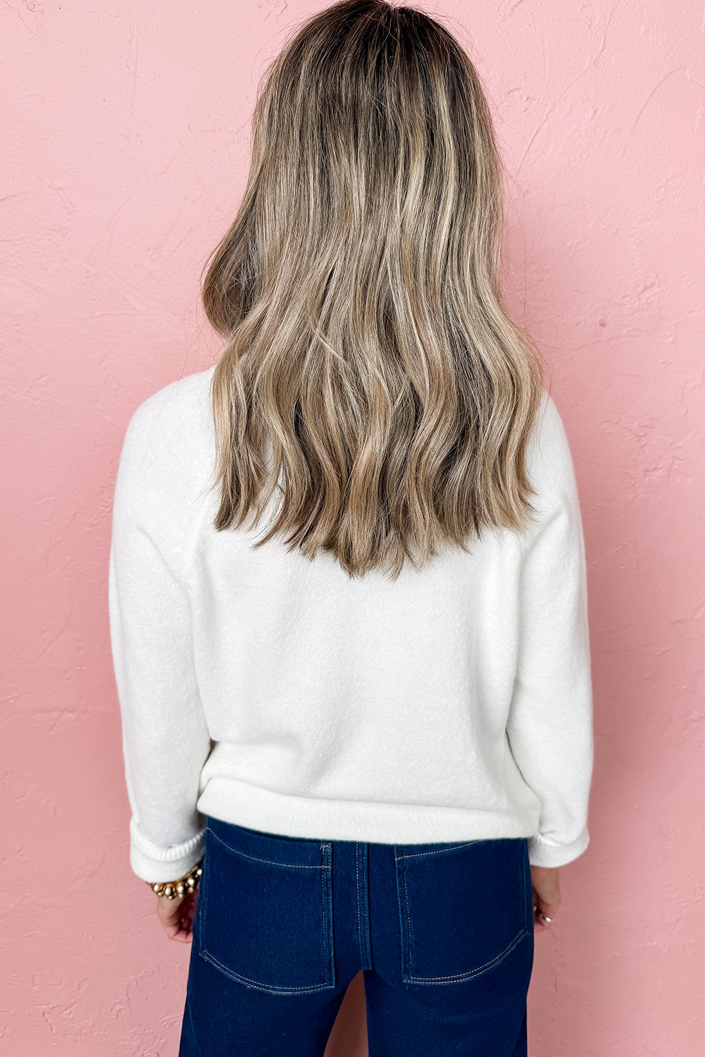 Blackish Green MERRY Letter Pattern Christmas Raglan Sleeve Sweater