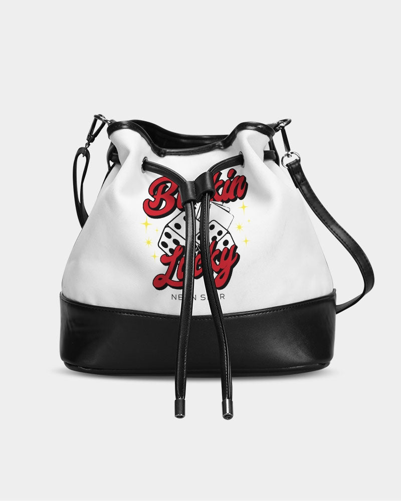 Buckin Lucky Drawstring Bucket Bag