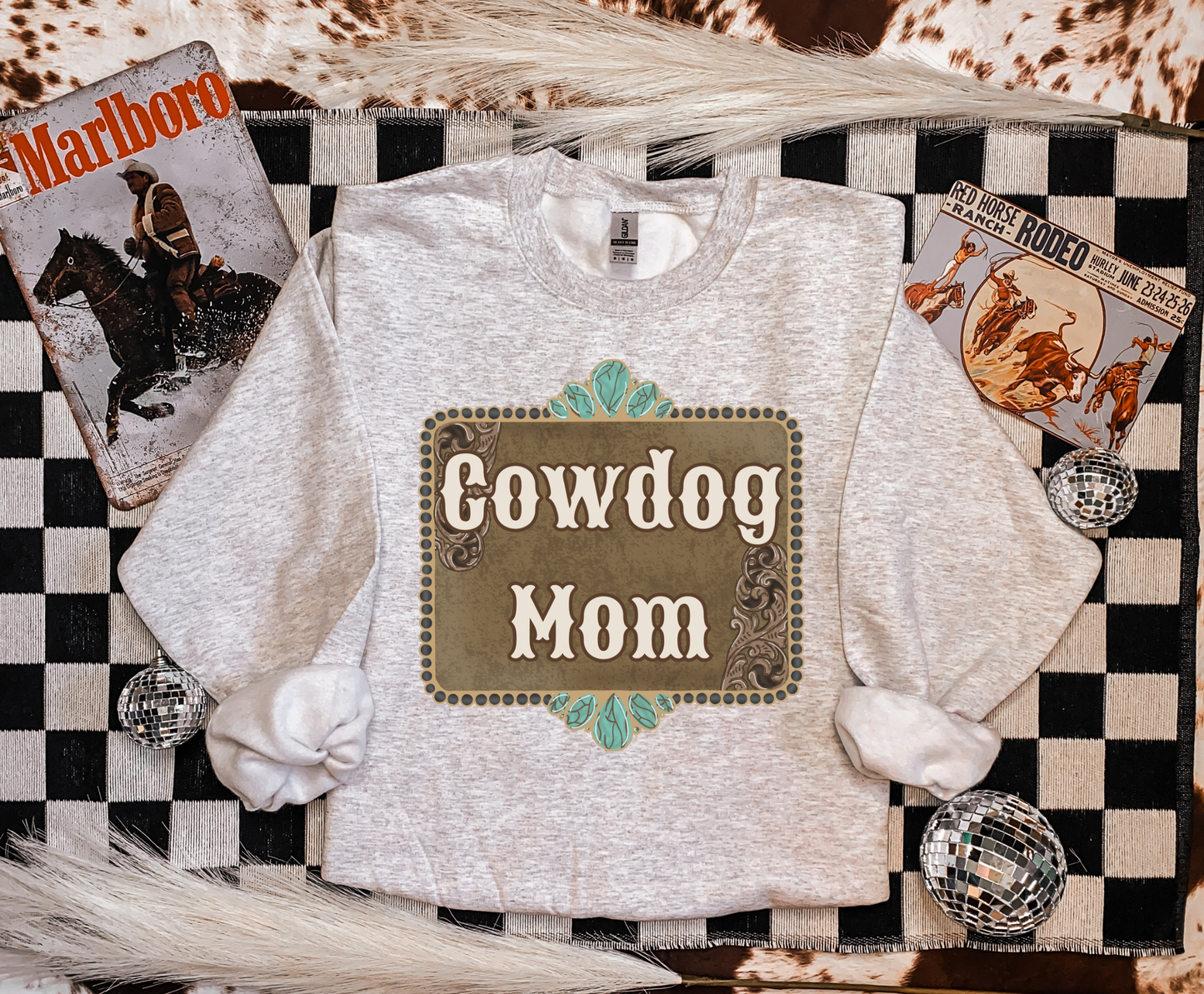 Cowdog Mom Crewneck