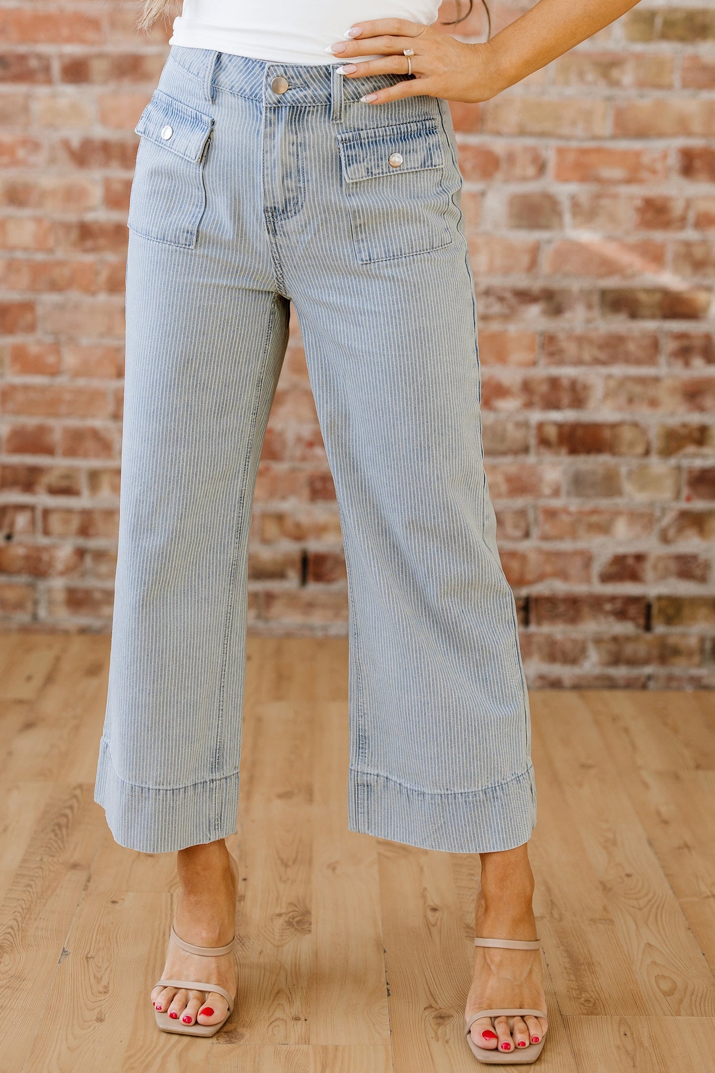 Eve Hem Wide Leg Jeans