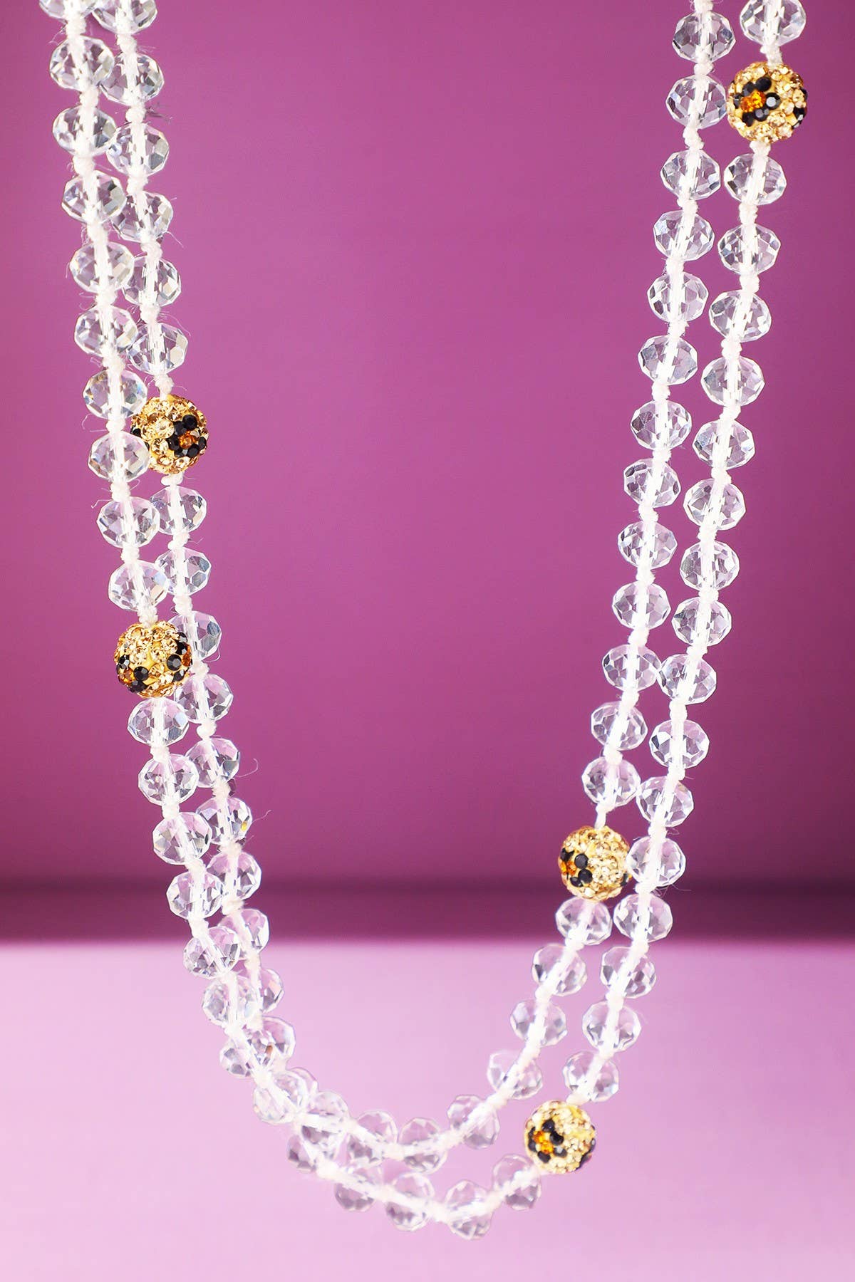 Stunning Beaded Necklace: TQ-TURQUOISE / OS