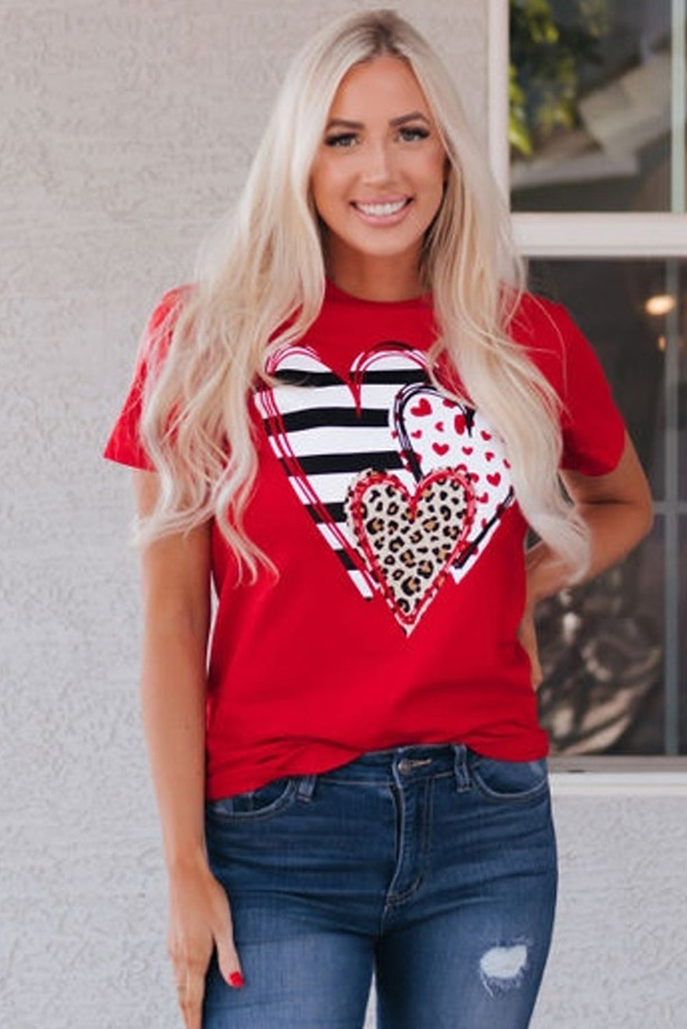 Brynleigh Shaped Print T Shirt