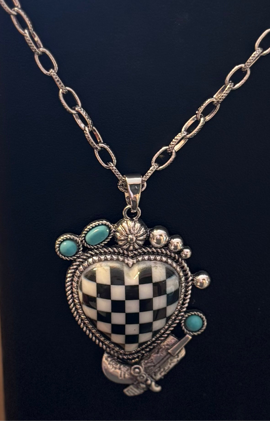 Checkered heart