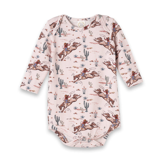 Prairie Princess Baby Girl Western Bamboo Bodysuit