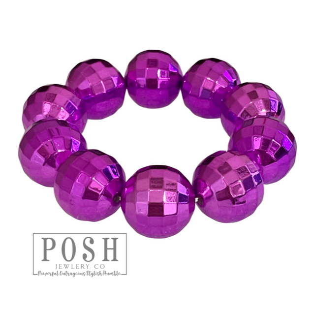 Disco ball bracelet