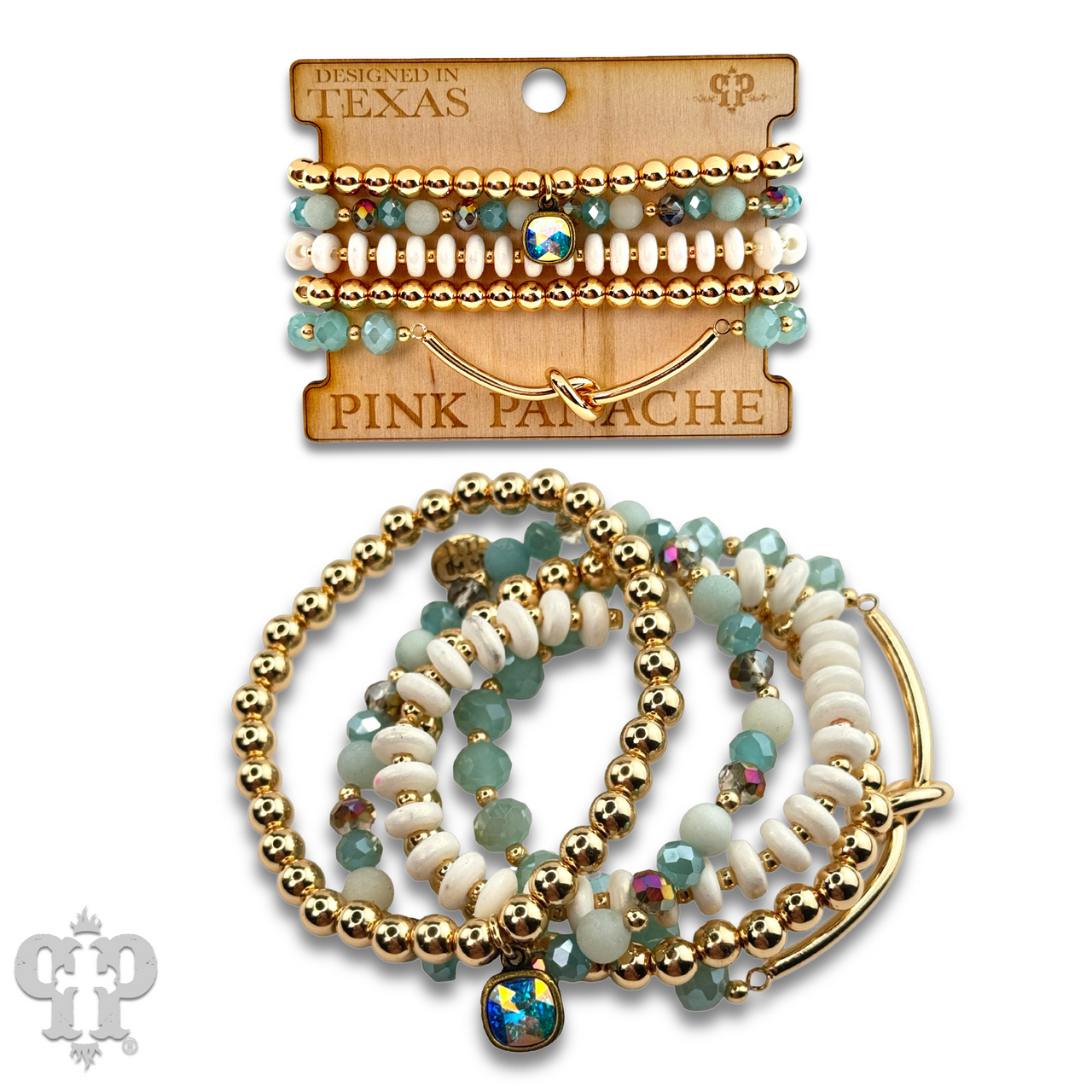 Infinity knot charm bracelet