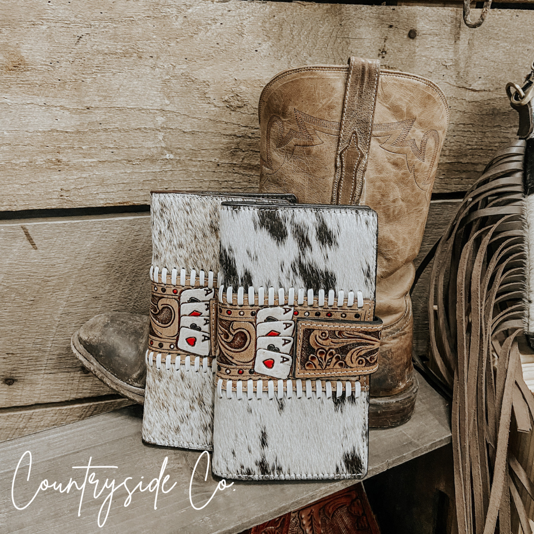 The Gambler Cowhide Wallet