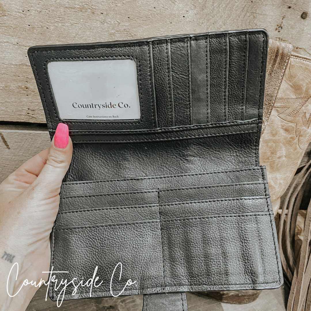 The Gambler Cowhide Wallet