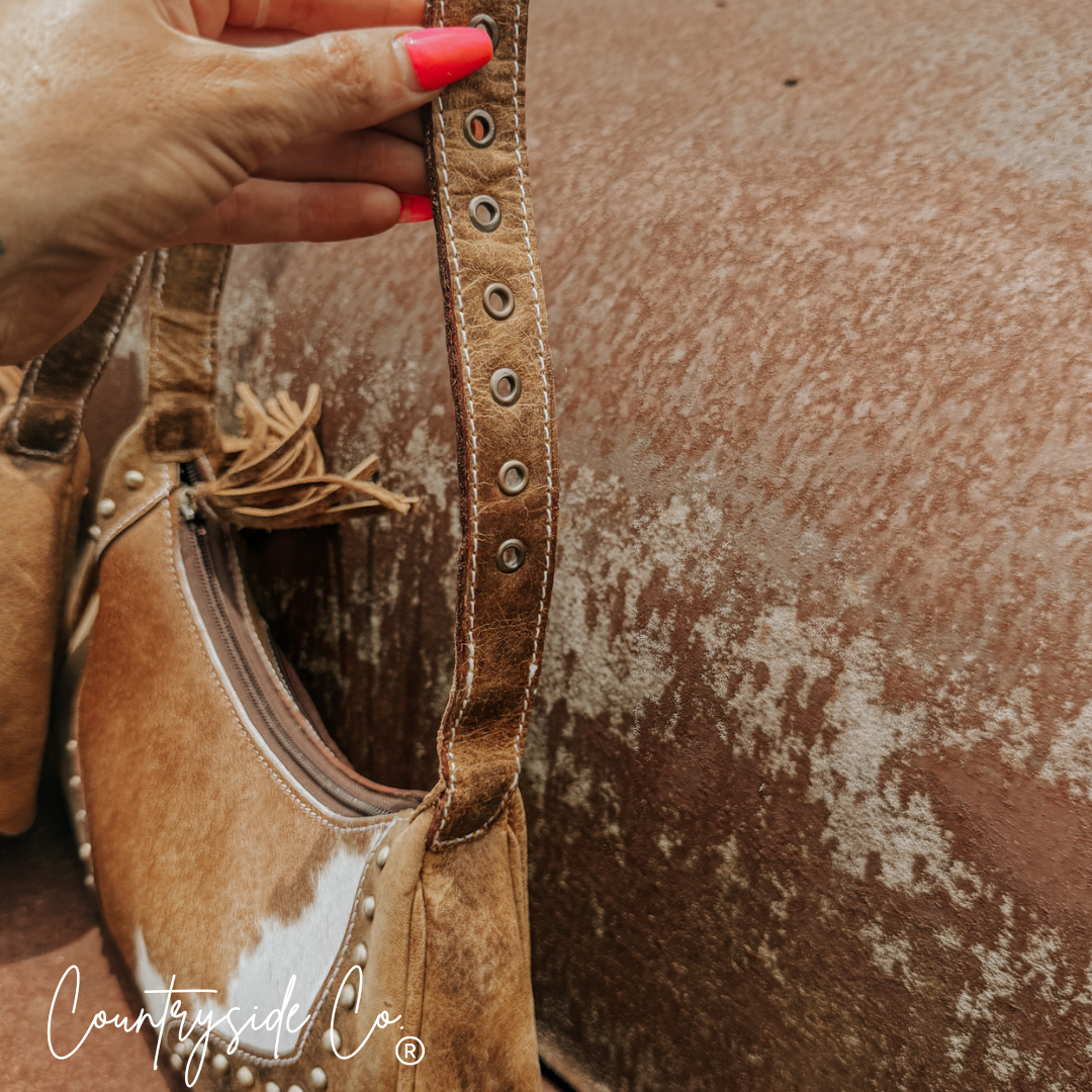 Rodeo Royalty Cowhide Leather Handbag