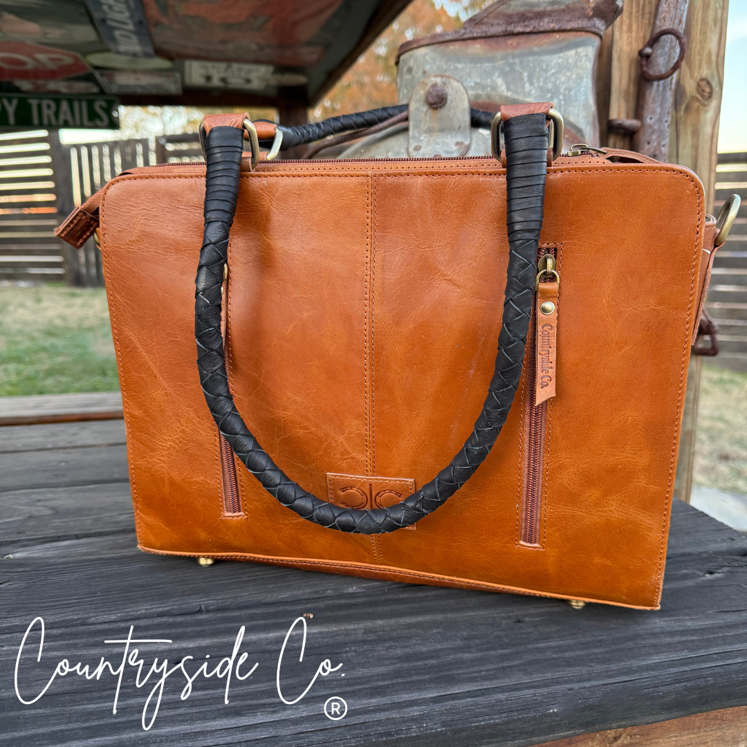 Laney Tooled Leather Conceal Carry Handbag