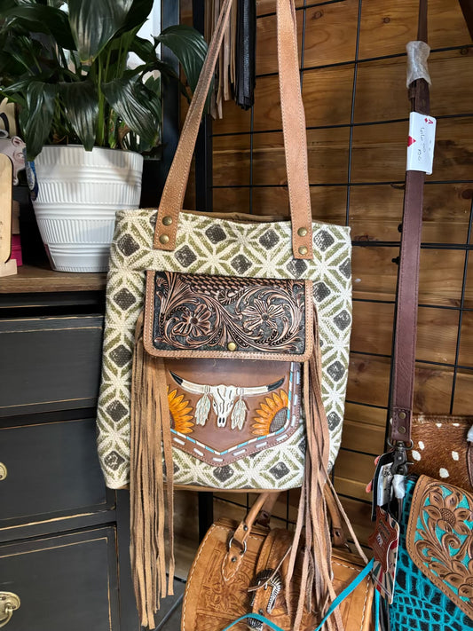 Sunflower Tribal Tote