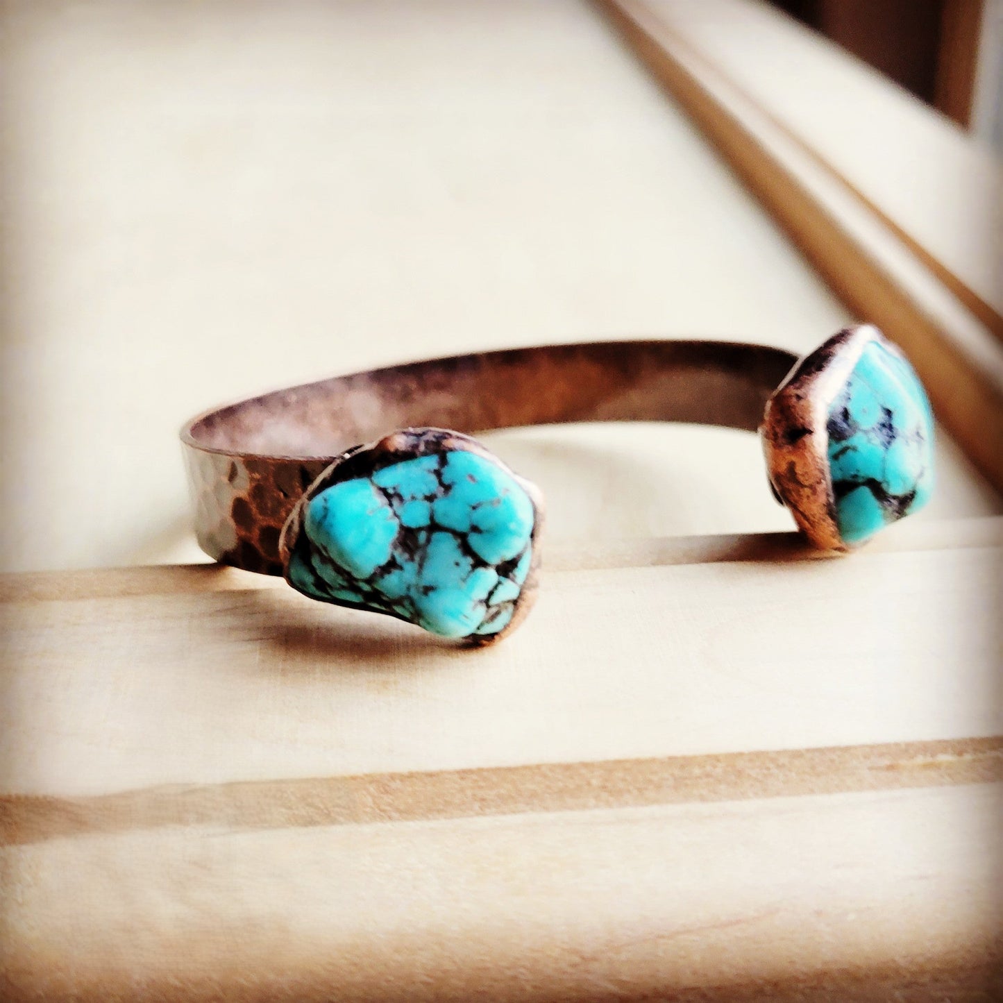 Genuine Natural Turquoise Cuff Bangle Bracelet 806t