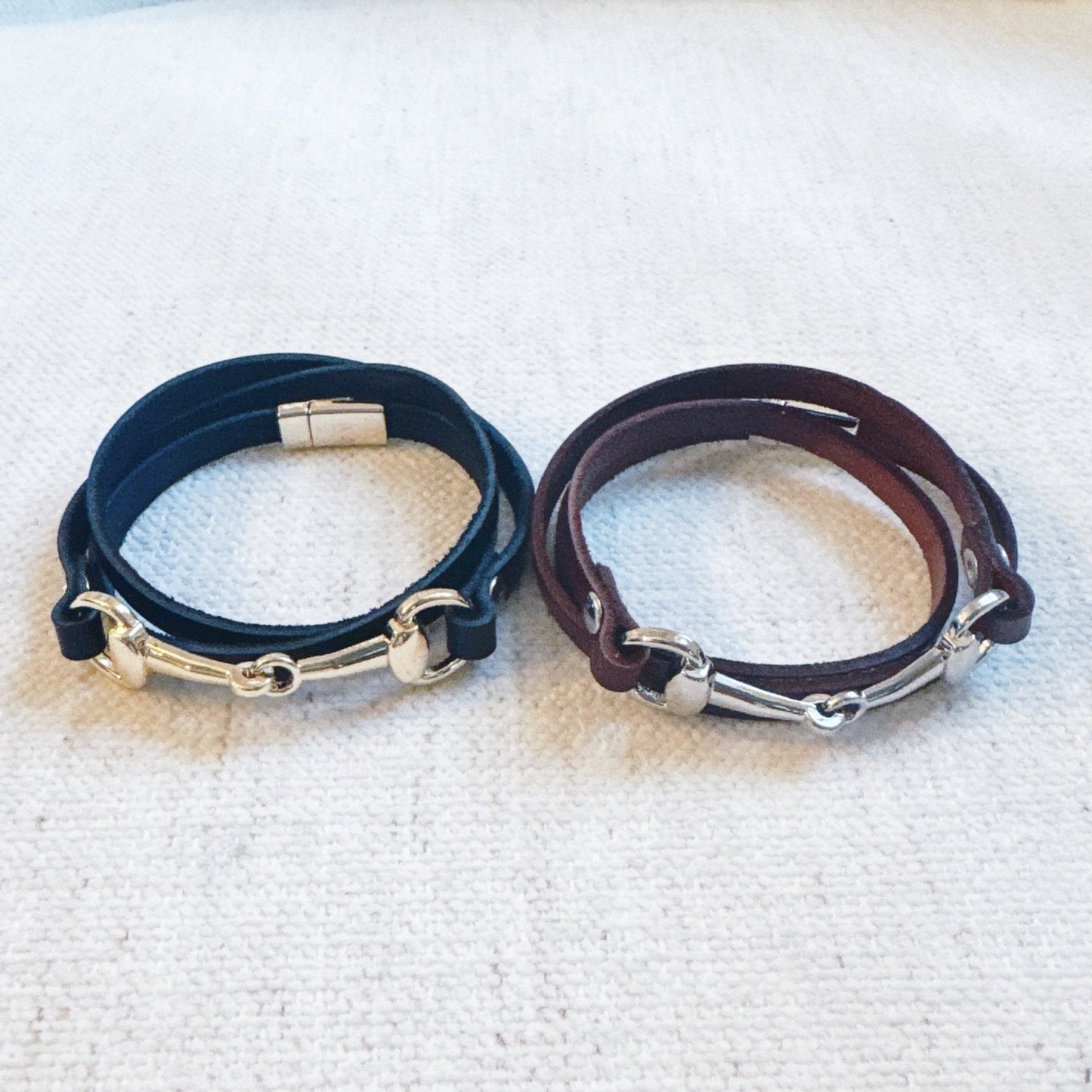 Equestrian Elegance Double Wrap Bracelet