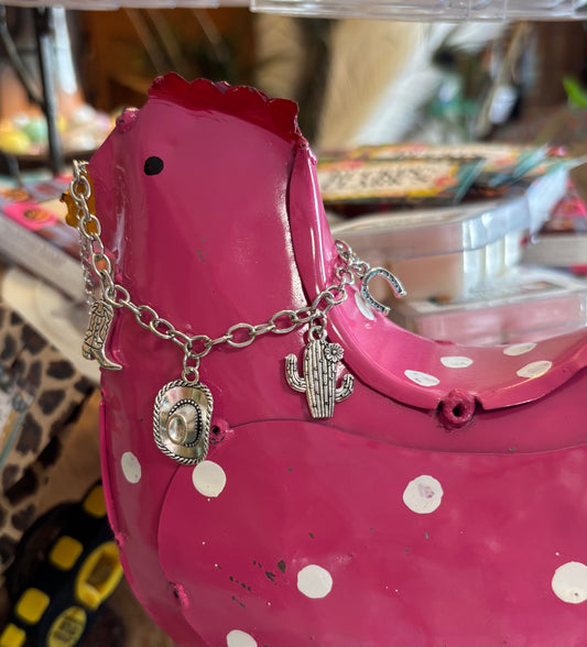 Charm boot cactus
