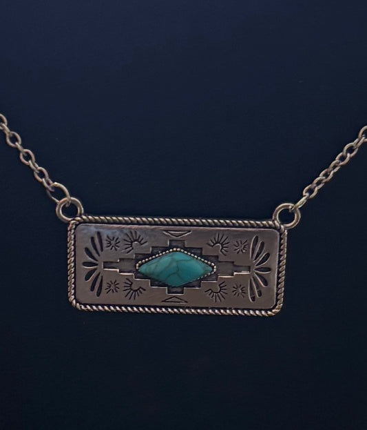 Turquoise Diamond bar