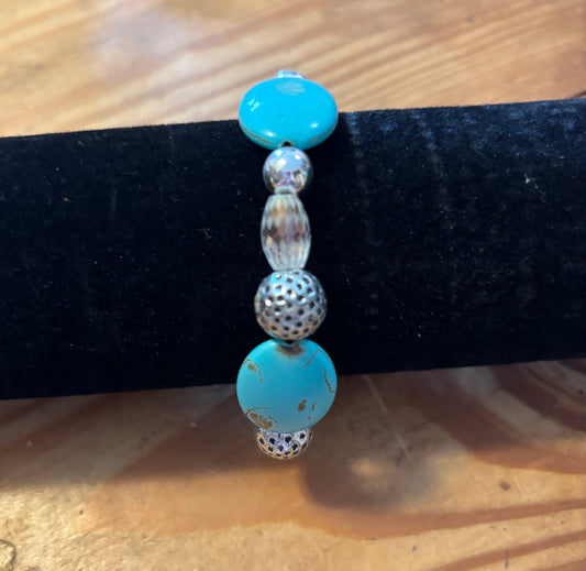 Turquoise and Crystal