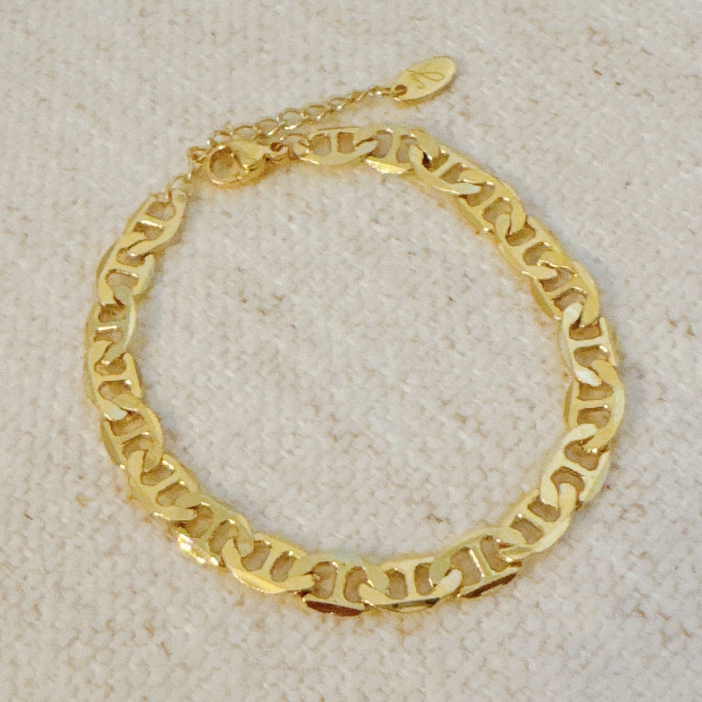 Horse Bit Linked Chain Bracelet