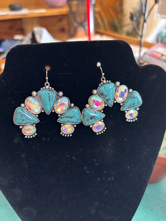 Rhinestone Turquoise