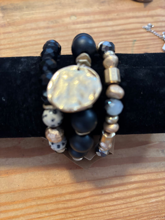 Black and Gold Medallion