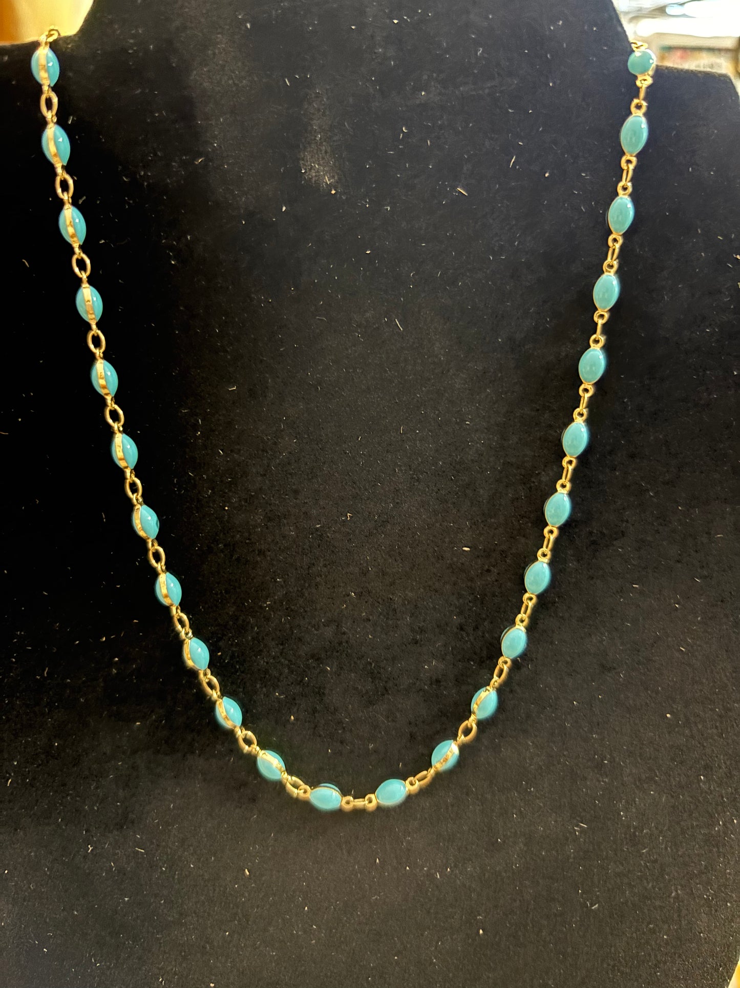 Dainty Turquoise and gold