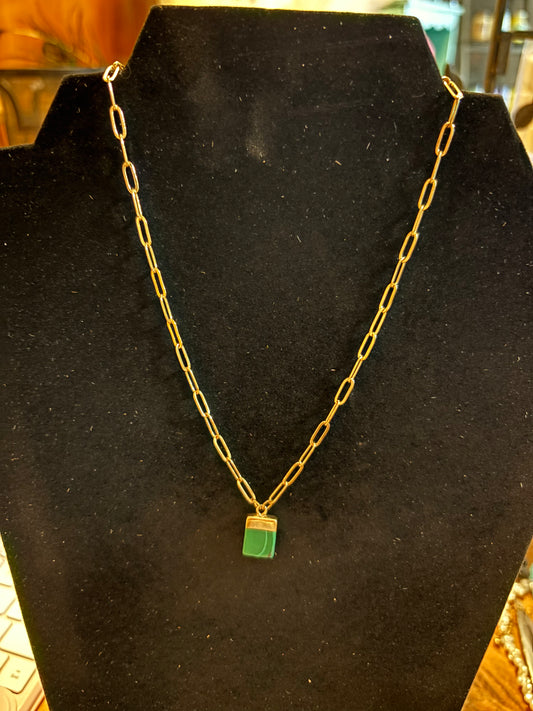 Gold Green Square