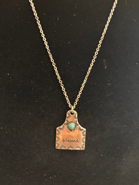 Blessed Cow Tag
