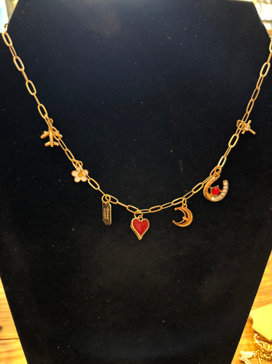 Red heart charm