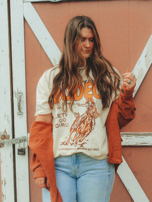 Underground Original Design: This Is My First Rodeo Boxy Cotton TShirt