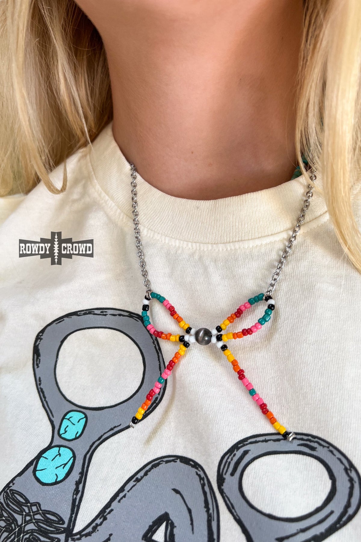 DS Bandera Bow Necklace