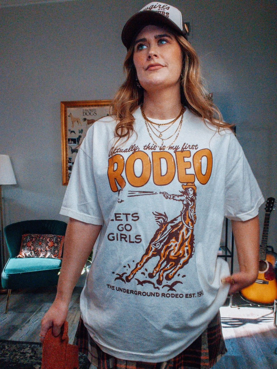 Underground Original Design: This Is My First Rodeo Boxy Cotton TShirt