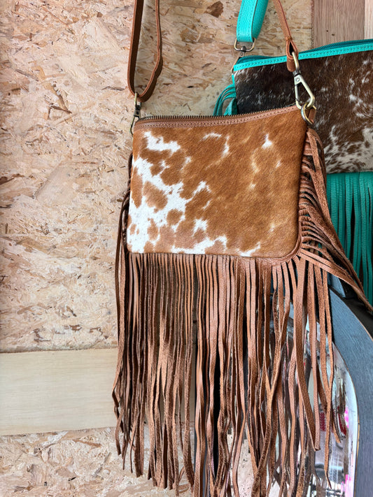 Cowhide Crossbody Bag